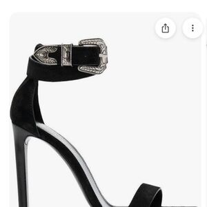 Yves Saint Laurent Mica 105 suede  Buckle 38.5